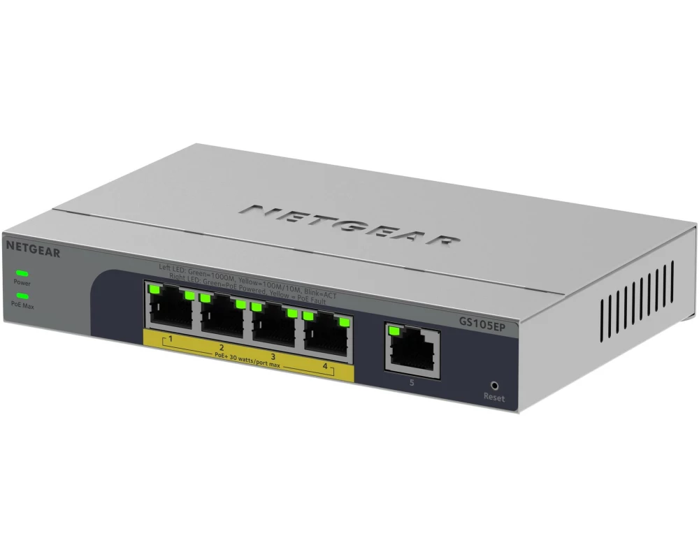 Netgear PoE+ Switch GS105EP-100EUS 4 Port
