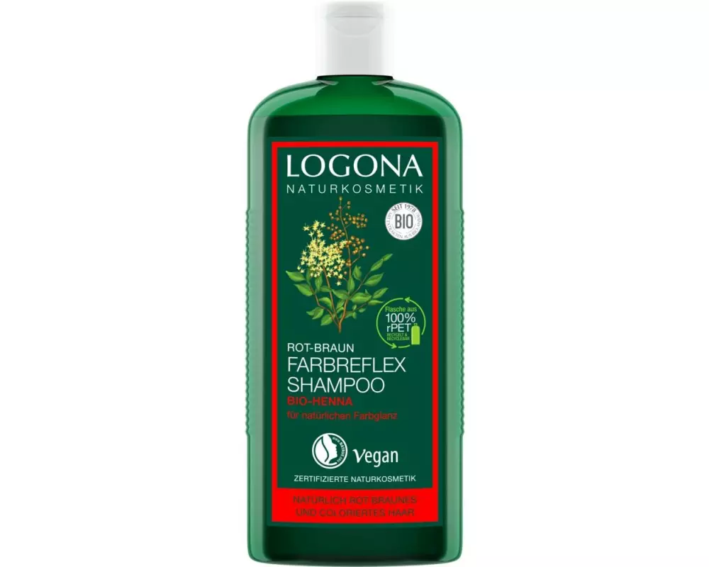 Logona Shampoo Farbreflex Rot-Braun Henna 250 ml