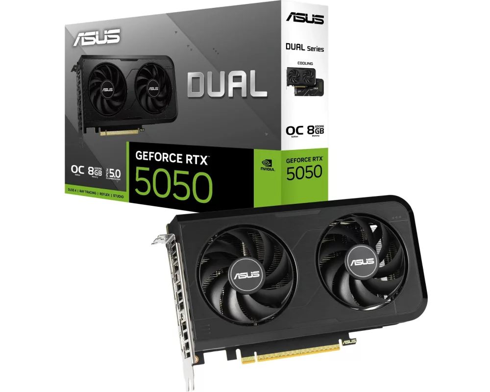 ASUS Grafikkarte Dual GeForce RTX 5050 O8G GDDR6