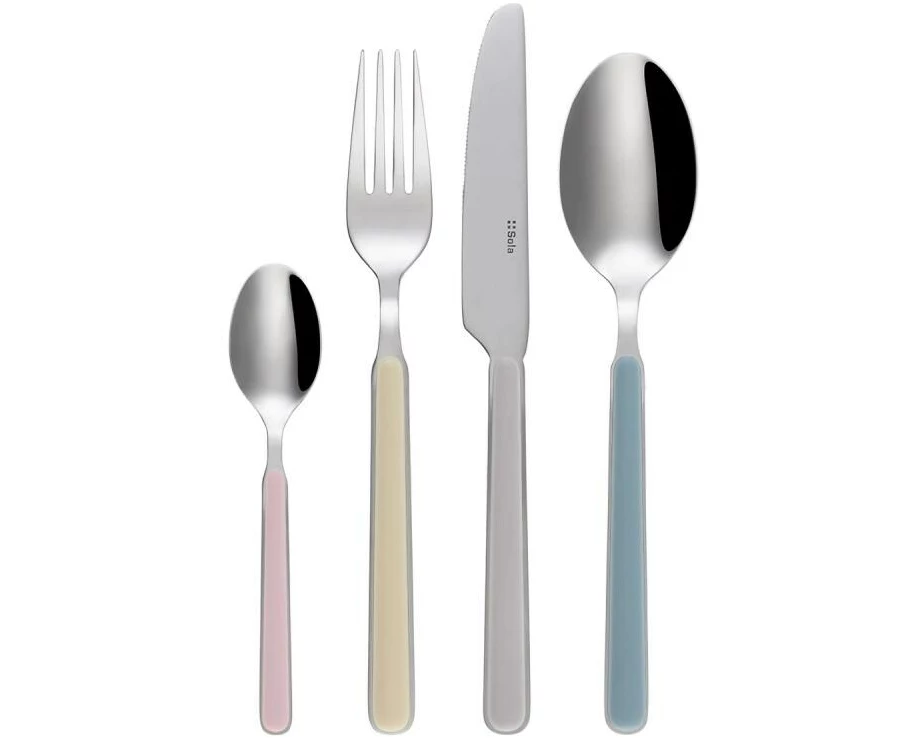 Sola Gallery Mix Color Besteckset 16-tlg. 16-teilig, Mehrfarbig