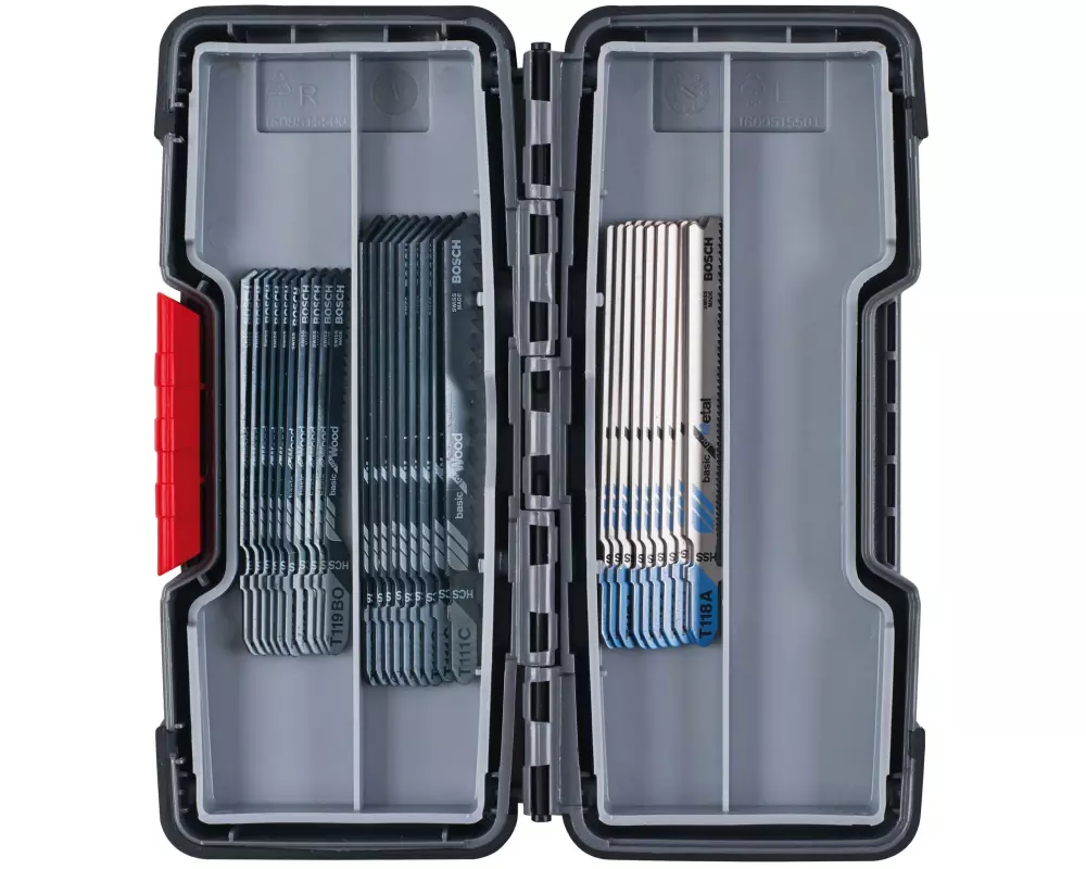 Bosch Professional Stichsägeblätter-Set Wood & Metal, 30-teilig