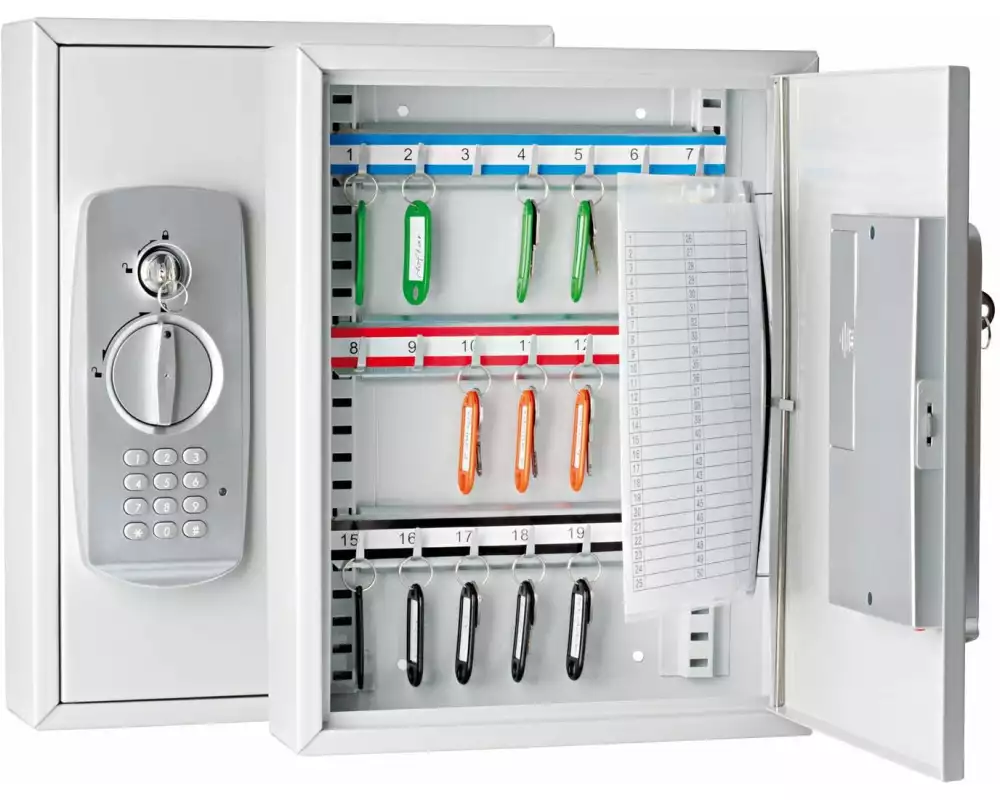 WEDO Schlüsselschrank mit Zahlencode, 21 Schlüssel