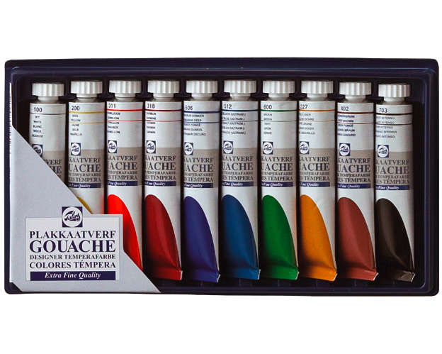 TALENS Plakatfarbe 08850411 10 Farben