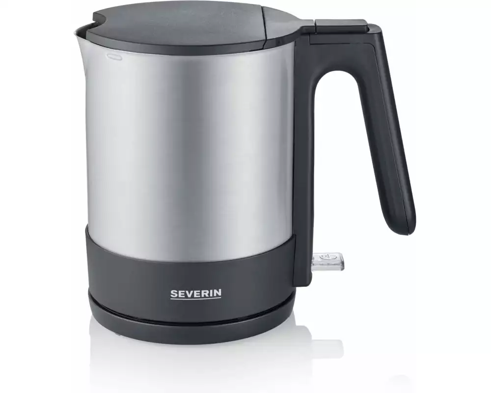 Severin Wasserkocher WK 3409 1.7 l, Schwarz/Silber