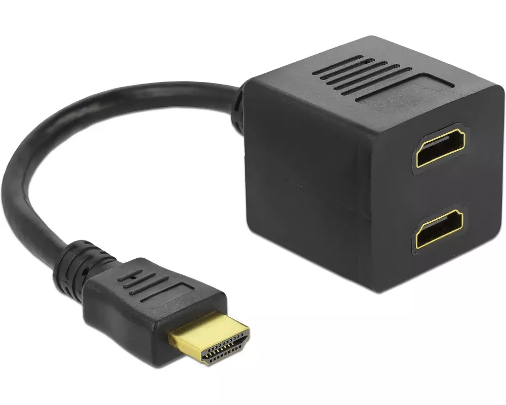 Delock 2-Port Signalsplitter HDMI – HDMI