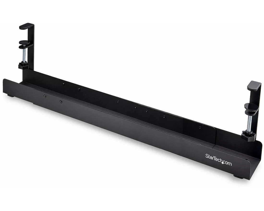 StarTech.com CALB-DESK-CABLE-TRAY cable organizer Tisch/Bank Kabelrinne Schwarz 1 Stück(e)