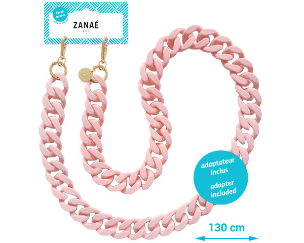 ZANAÉ Phone Necklace Marshmallow 18316 Indian Summer rose