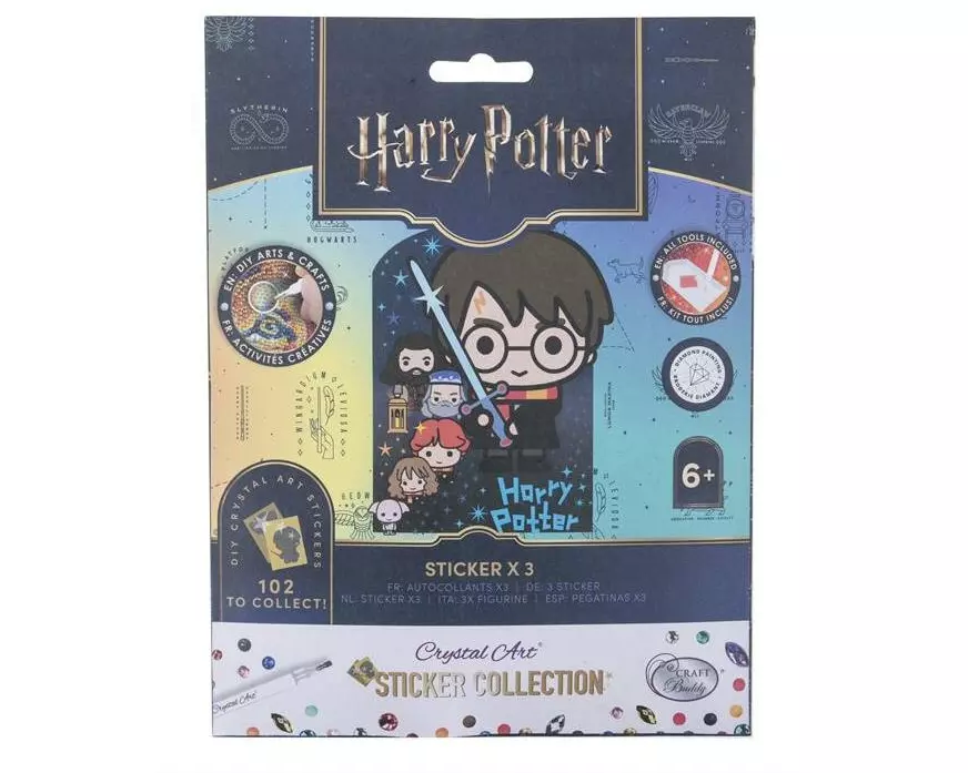 CRAFT Buddy Bastelset Harry Potter Crystal Art Sticker Pack