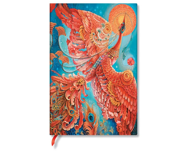 PAPERBLANKS Notizbuch Feuervogel Mini PB9683-2 liniert 176 Seiten