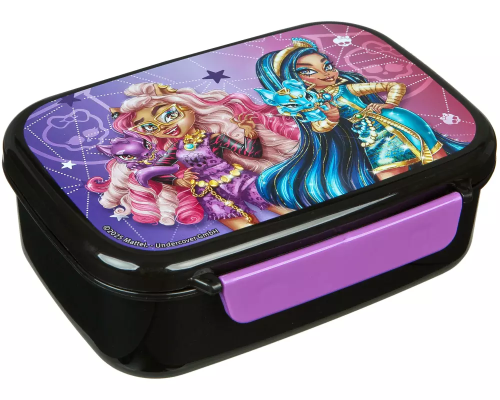 Scooli Lunchbox Monster High Dunkelviolett/Schwarz