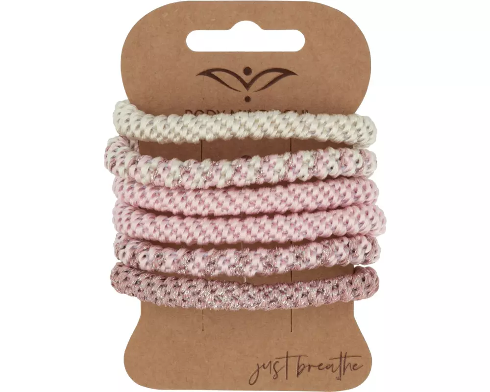 Body Mind Soul Nordic Elastics Yoga, gemustert in rosa