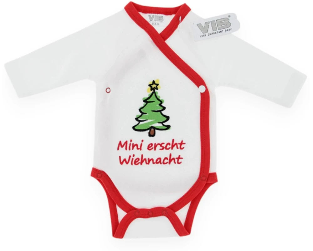 Very Important Baby Body Mini erscht Wiehnacht Weiss/Rot