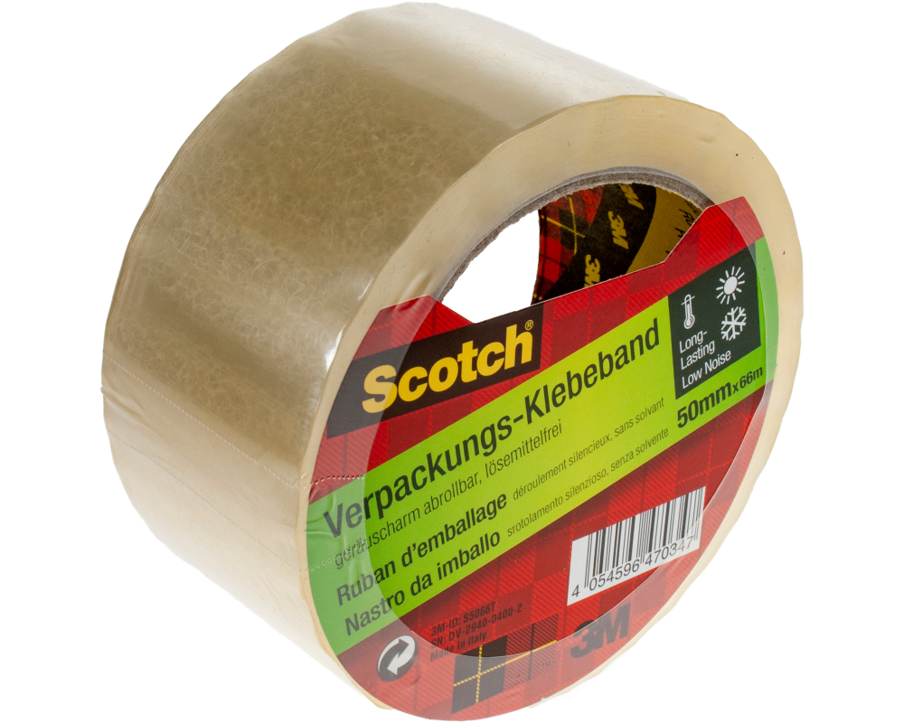 SCOTCH Verpackungs-Klebeband S5066T Transparent 50mm x 66m