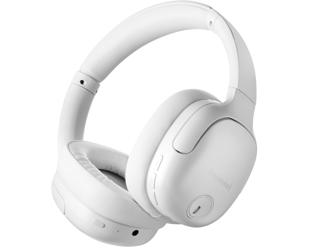INTENSO Overear Headphones TWS 3740402 Bluetooth, Hybrid ANC White