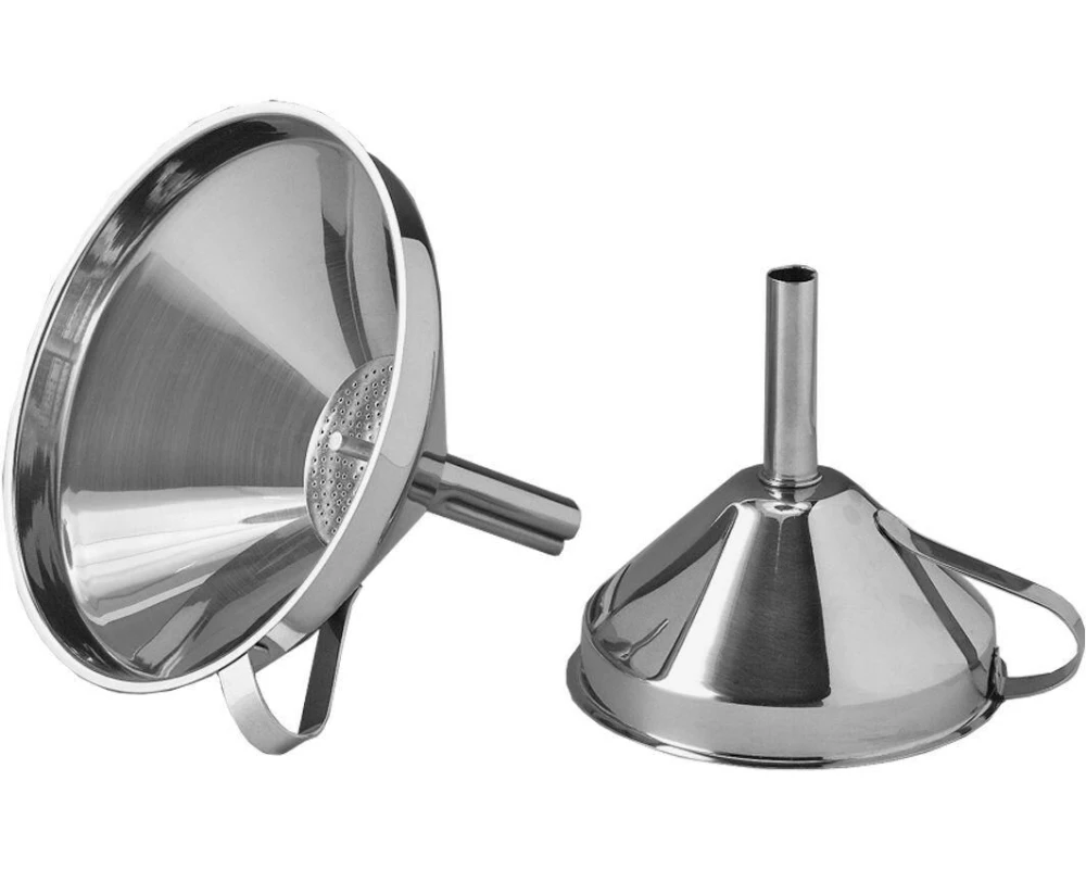 Kilner Trichter mit Sieb, 10 cm Silber