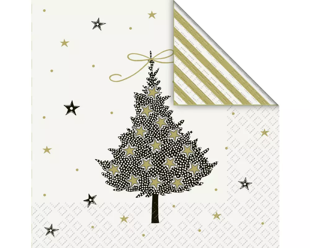 Stewo Servietten Natala | 33×33 cm, weiss, 20 Stück