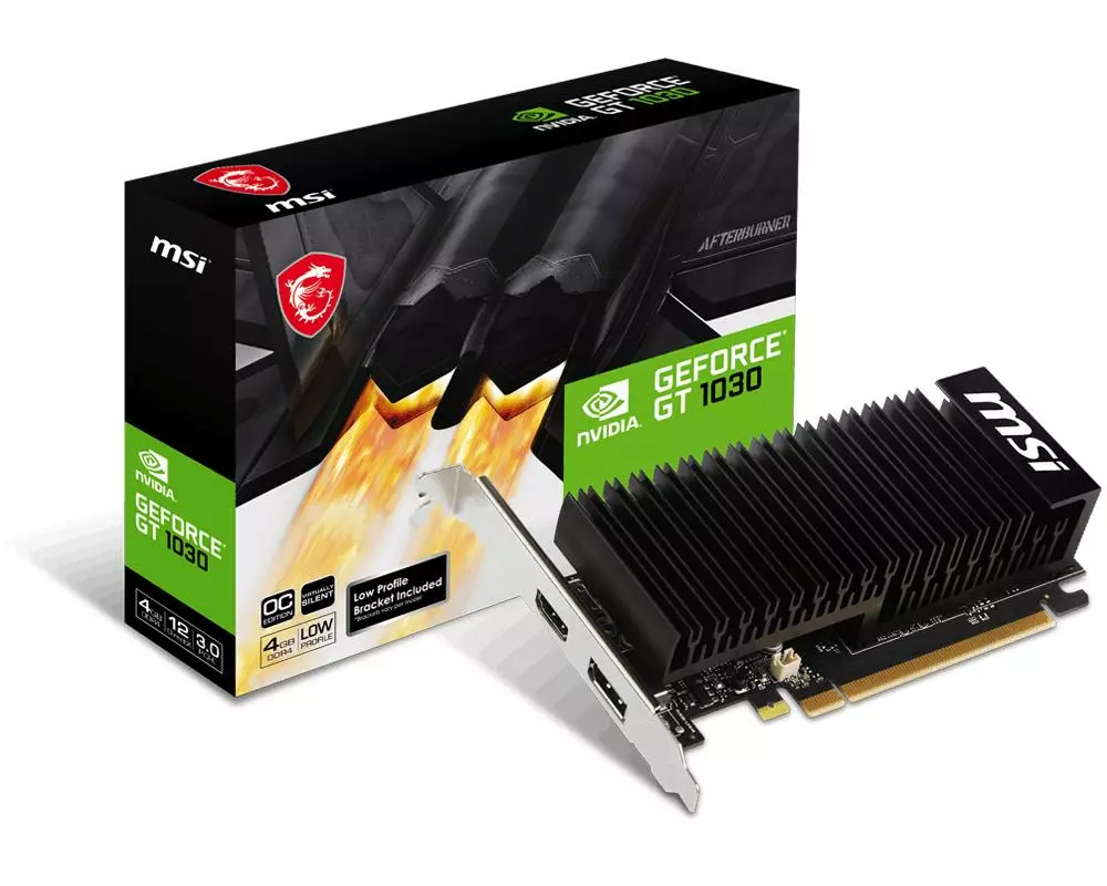 MSI Grafikkarte GeForce GT 1030 4GHD4 LP OC