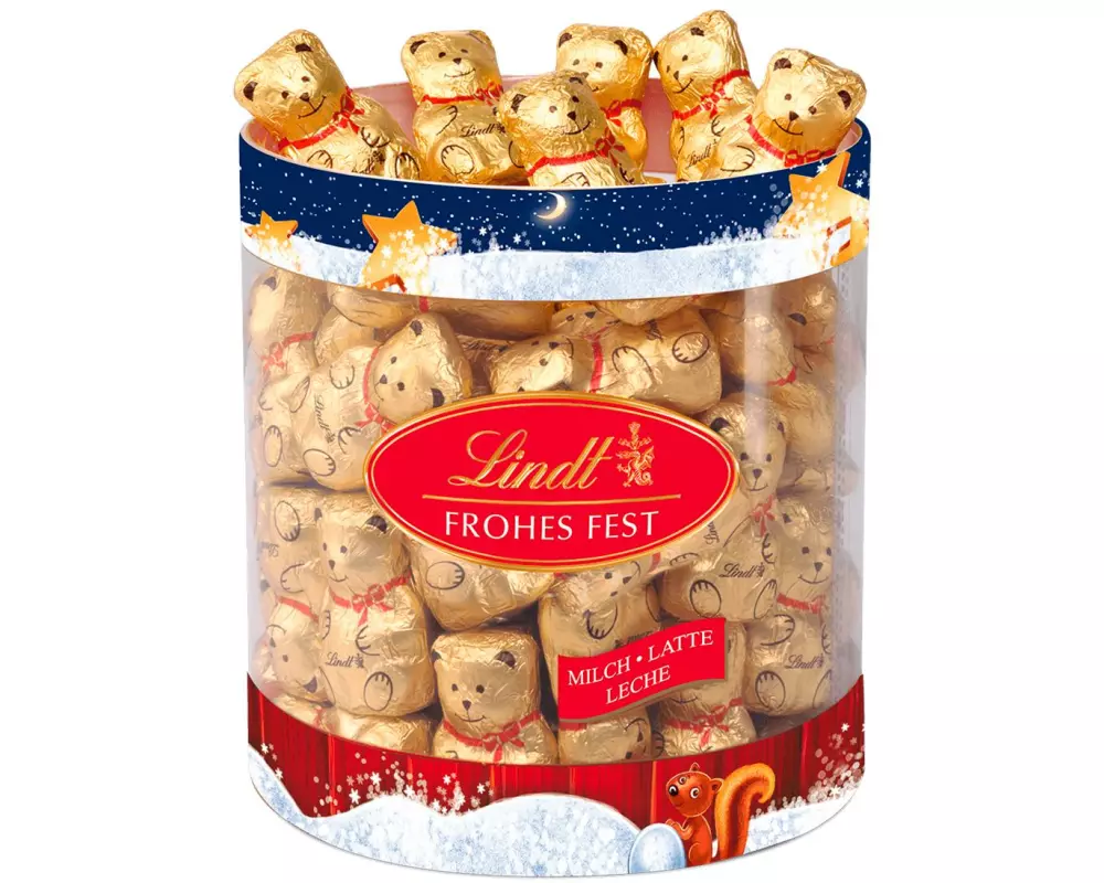 Lindt Schokolade Teddy Mini Milch Weihnachten 700 g