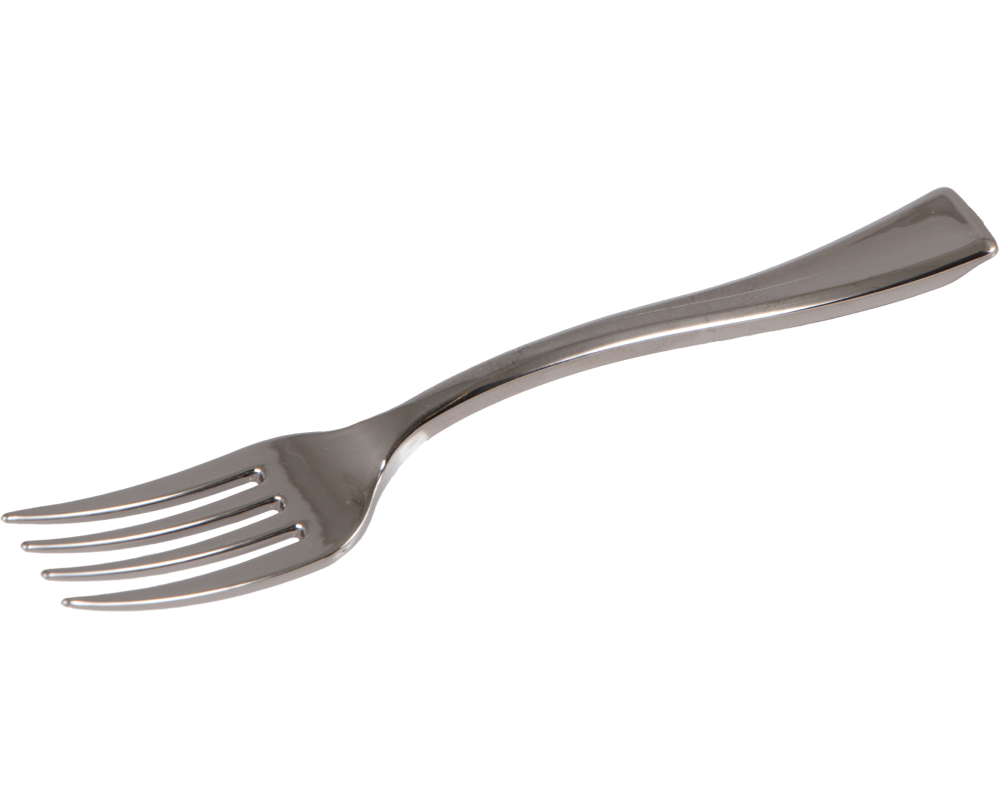 ELCO Mini-Plastik-Gabel 10cm 0106260 -005 silber, 50Stk.