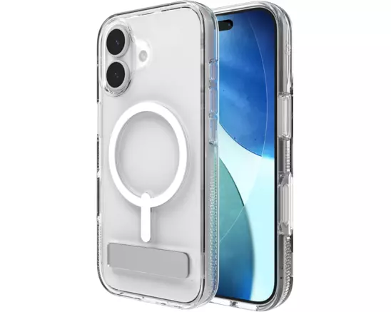ZAGG Crystal Palace Snap Kickstand (Button Cover) mobile phone case 16 cm (6.3") Transparent