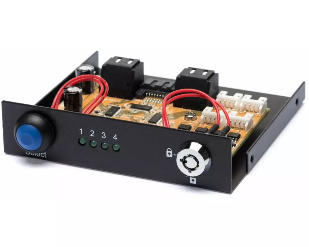 Exsys SATA Umschalter EX-3465 3.5" und 5.25"