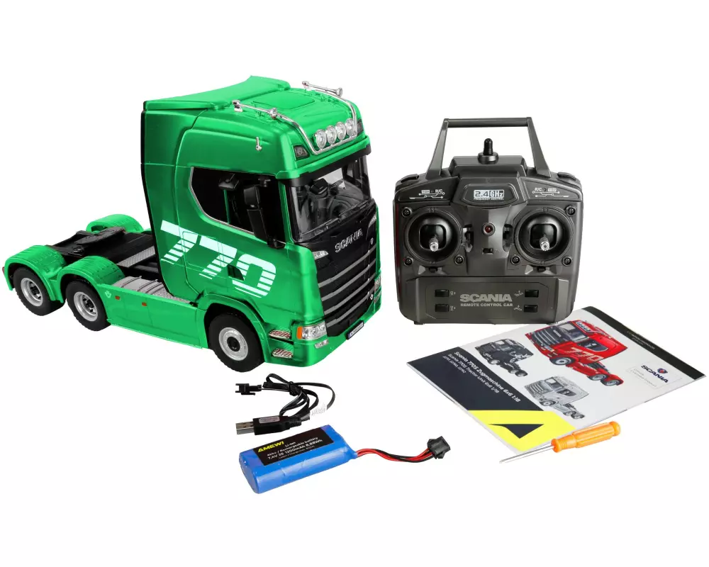 Amewi Zugmaschine Scania 770 S, 6 x 4, 1:18, RTR, grün