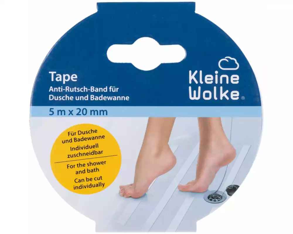 Kleine Wolke Antirutsch-Sticker Band 1 Rolle, Transparent