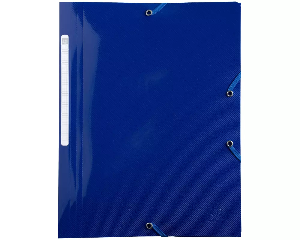 Exacompta Gummibandmappe Bee Blue Marineblau