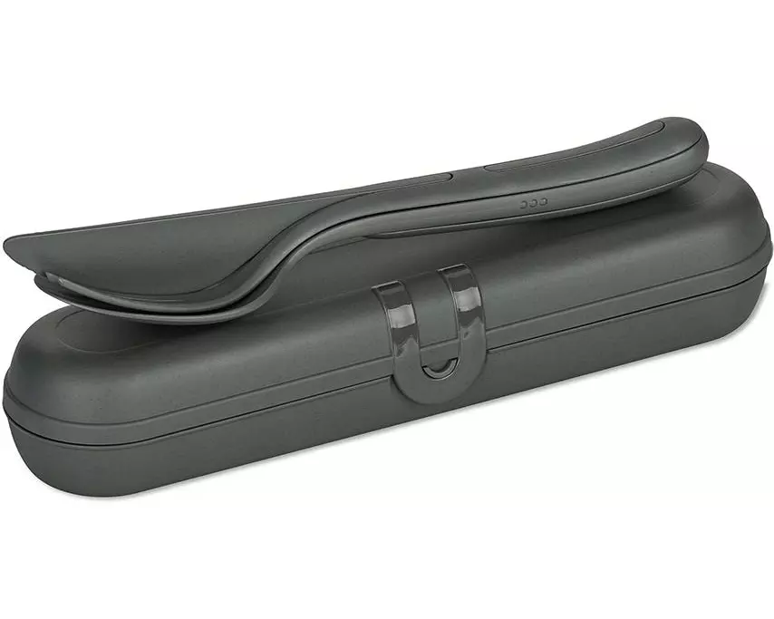 Koziol Besteck-Set to go Klikk Ready 3-teilig, Grau