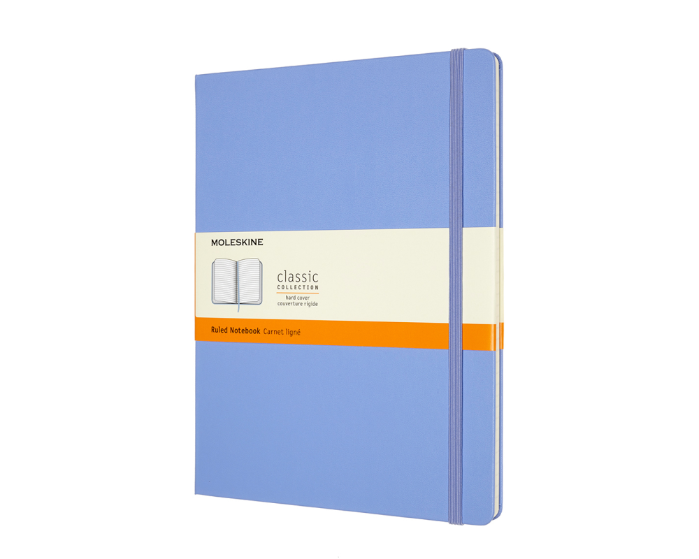 MOLESKINE Notizbuch HC XL 850833 liniert,hortensienblau,192 S.