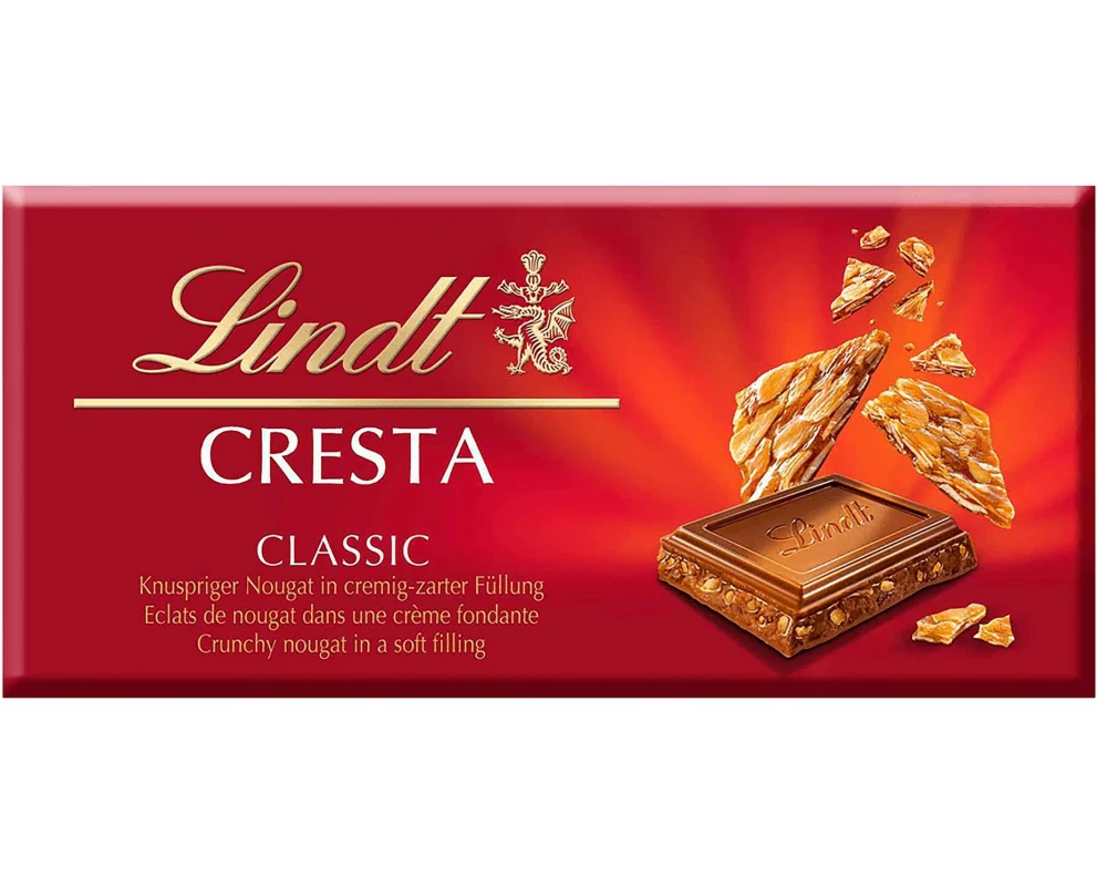 Lindt Tafelschokolade Cresta Milch Haselnuss 100 g