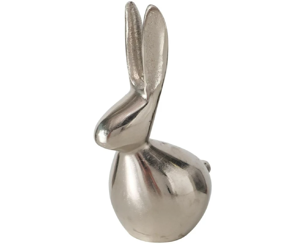 Boltze Aufsteller Hase Lapis, Silber, 12.2 cm