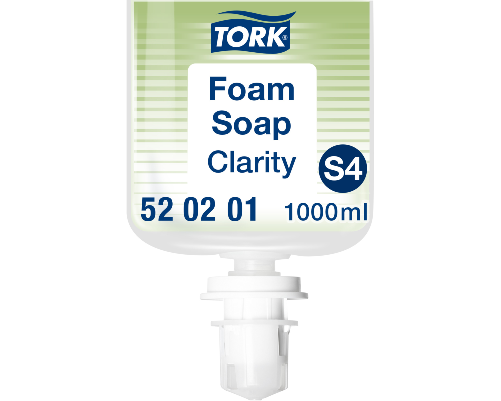 TORK Reine Schaumseife S4 520201 farblos, pH-neutral 1lt