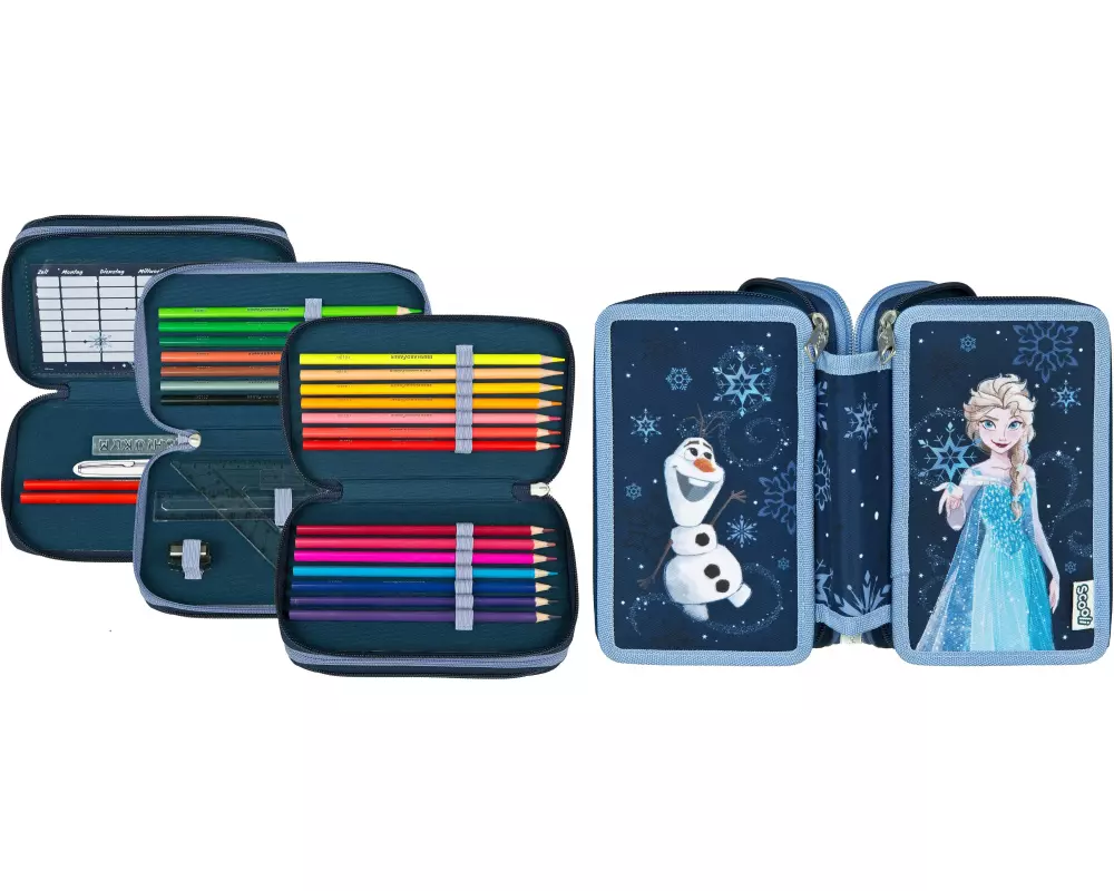 Scooli Necessaire Tripledecker Frozen gefüllt