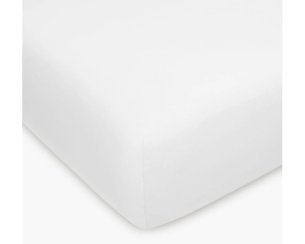 Home Fashion Fixleintuch Jersey weiss, 90-100 x 200 cm Baumwolle