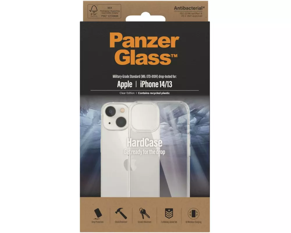 Panzerglass Back Cover Hard Case iPhone 14 Transparent