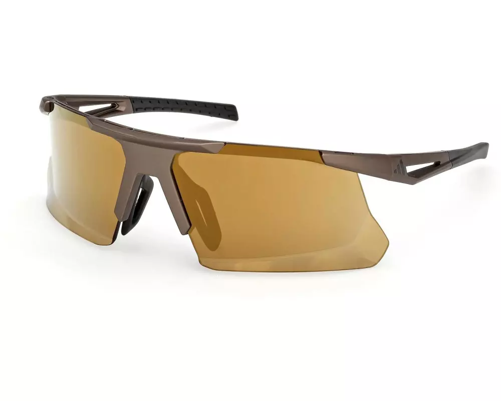 adidas Dunamis BI SP0119 Sport Sonnenbrille, Matte Dark Brown
