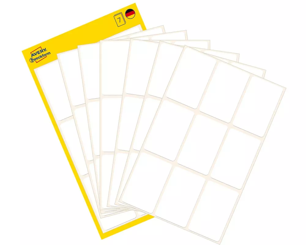 Avery Zweckform Vielzweck-Etiketten 38 x 24 mm, 7 Blatt