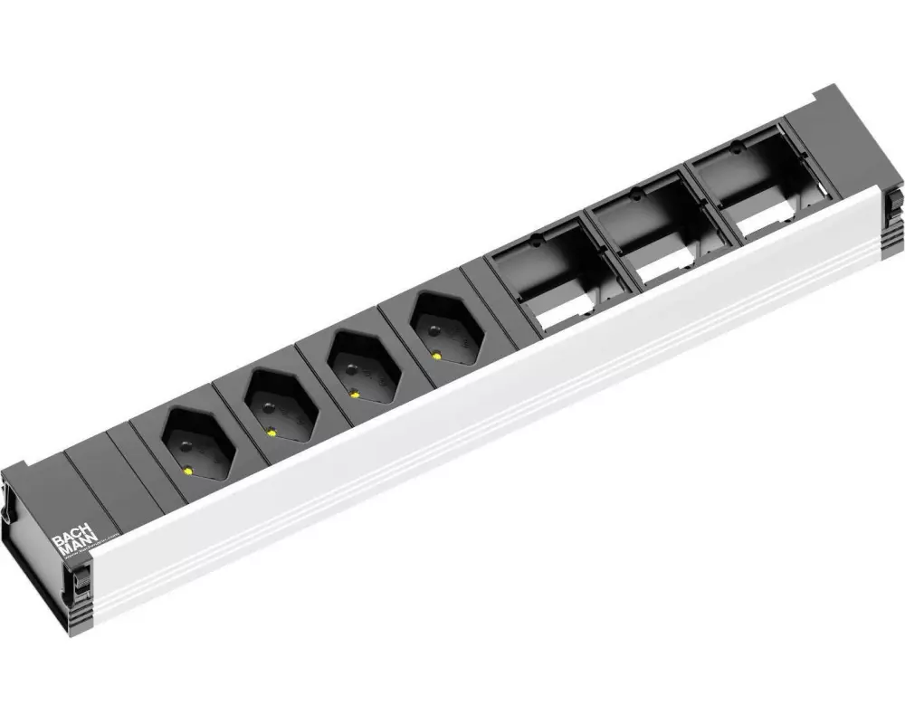 Bachmann Einbausteckerleiste CONI 4x T13, 3x ABD