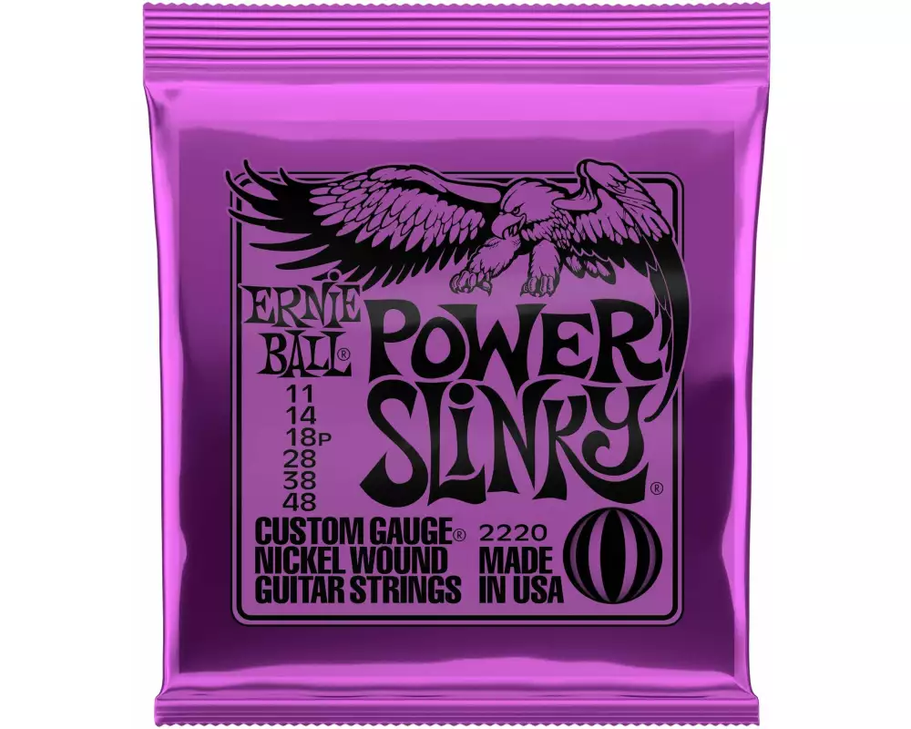Ernie Ball Gitarrensaiten 2220 Slinky Nickel – Power 11-48