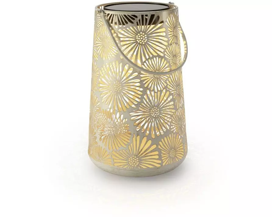 STT Laterne Blossom Weiss, 32.5 cm