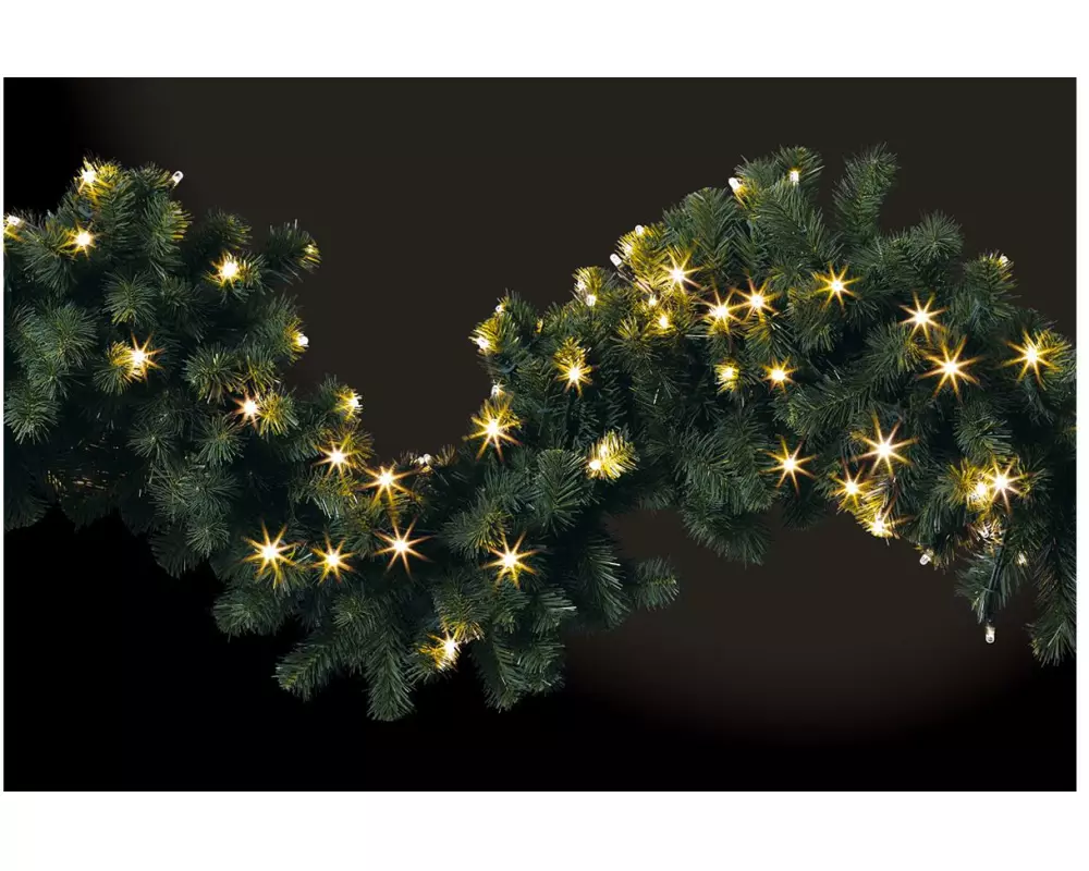 STT Girlande LED Green Garland 160, 2.7 m