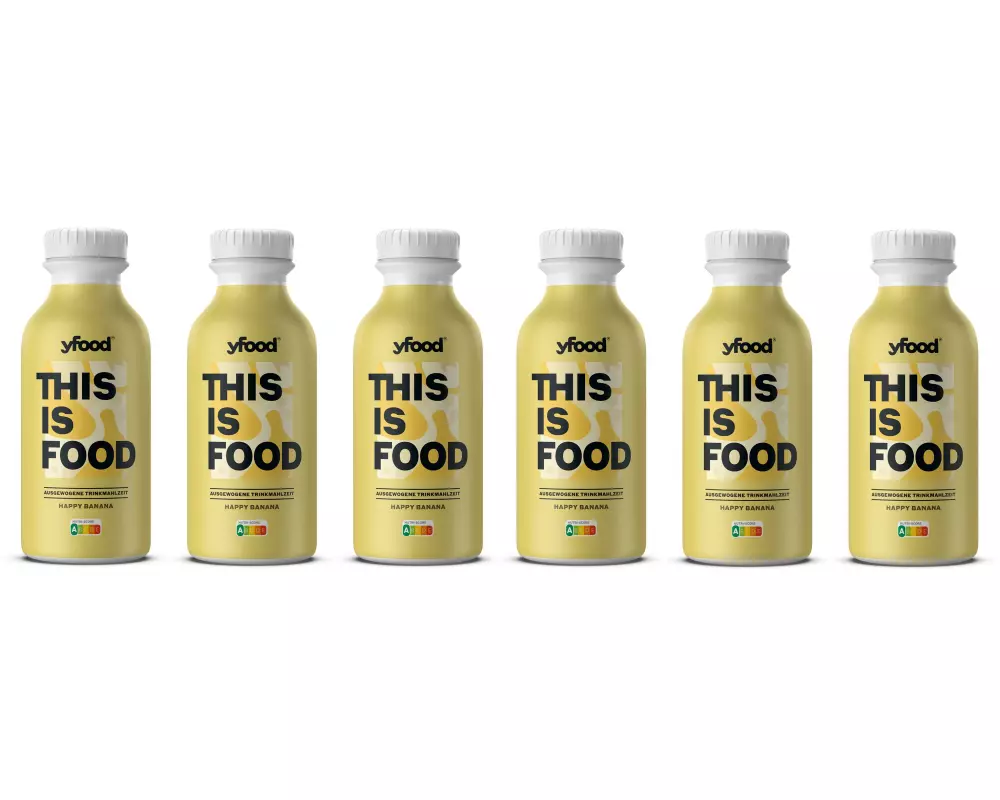 YFOOD Trinkmahlzeit Happy Banana 6 x 500 ml