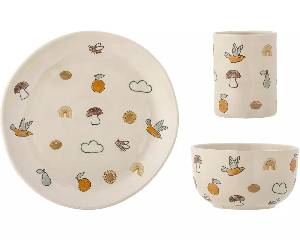 Bloomingville Kindergeschirrset Agnes 3er Set