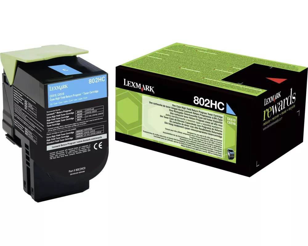 Lexmark Toner 80C2HC0 Cyan