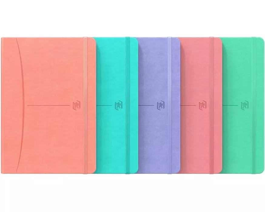 Oxford Notizbuch A5, kariert, assortiert