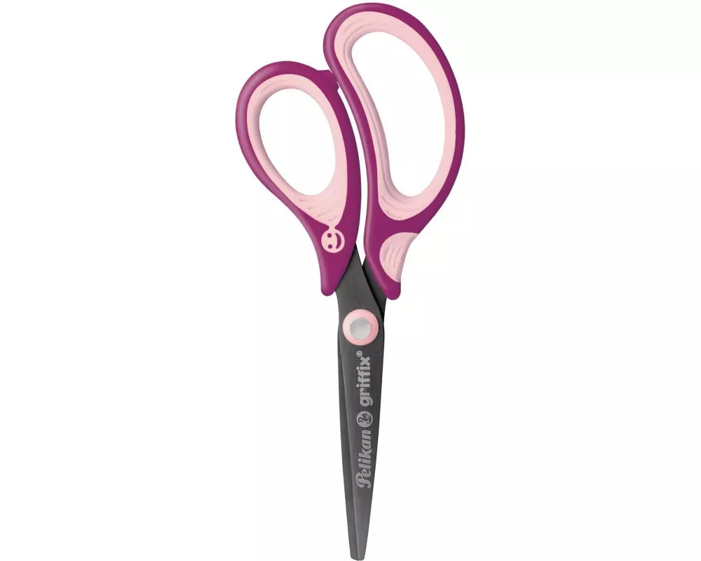 Pelikan Schere Griffix 15 cm Rechtshänder, Sweet Berry
