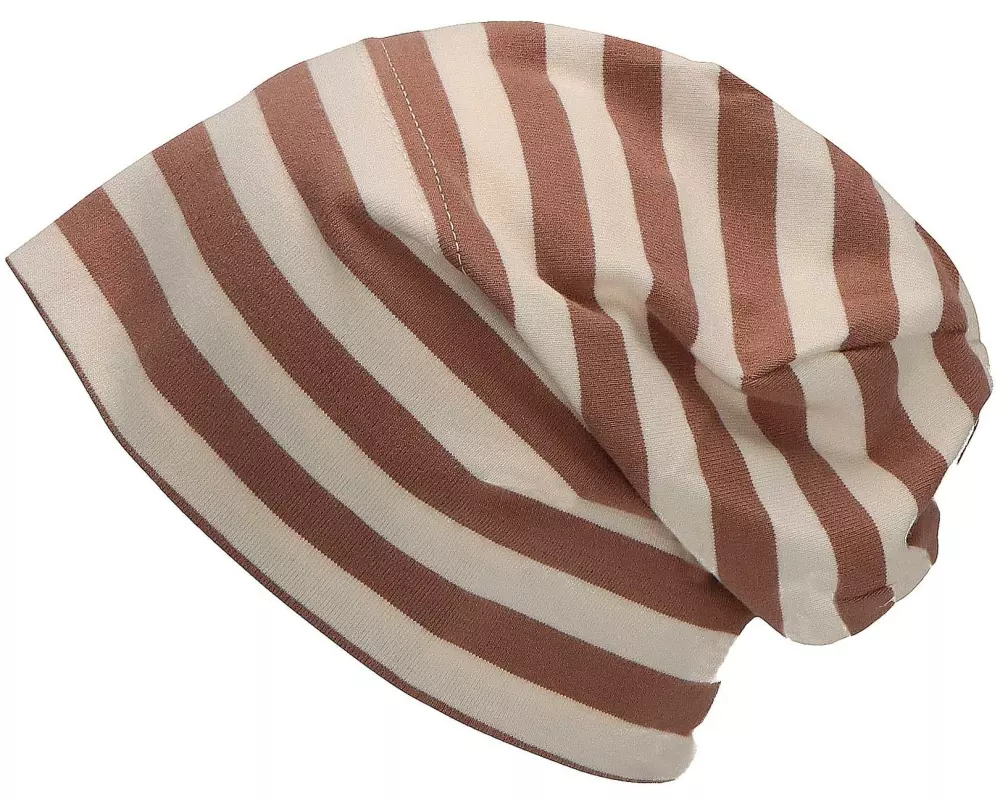 Sterntaler Mütze Slouch-Beanie gestreift Braun Gr. 43