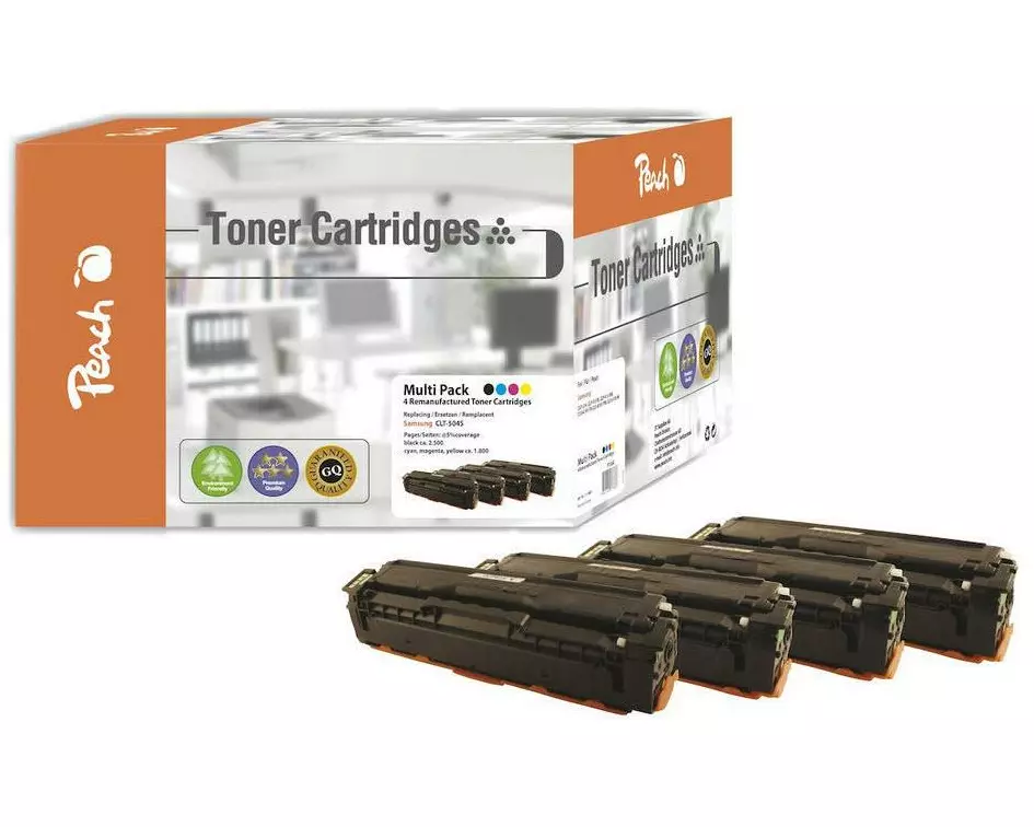 Peach Tonerset Samsung CLT-504S BK, C, M, Y