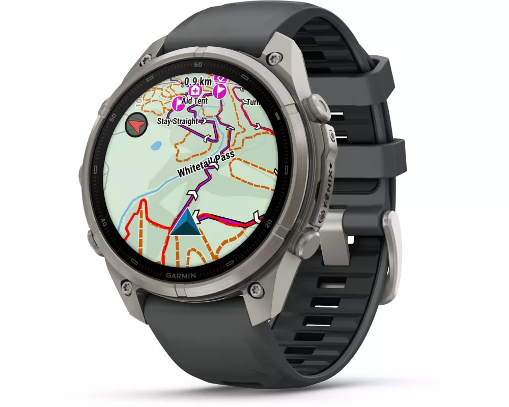GARMIN Fenix 9 Pro inReach 47 mm, Carbongrau